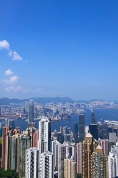 Hong Kong view from the peak