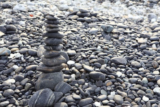 pebble on island, Lipe island, Thailand