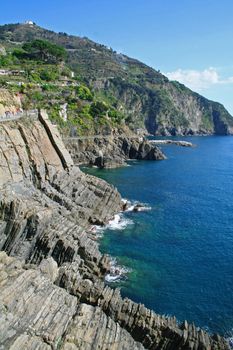 Italy. Cinque Terre coastline