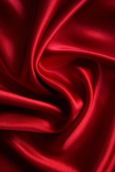 Smooth elegant red silk can use as background 