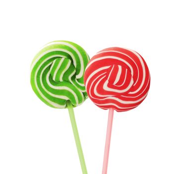 lollipop isolated on the white background