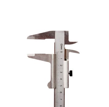 Calipers isolated on white background