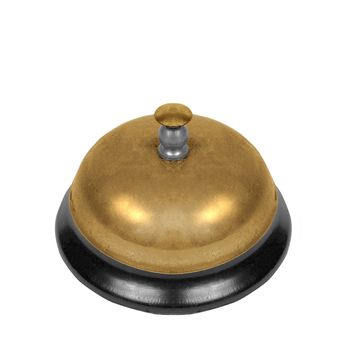 school bell isolated on white background