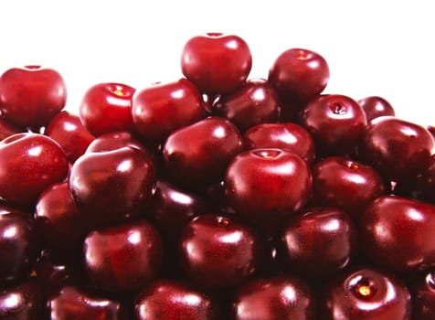 cherry, on a white background