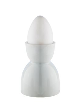 Egg isolated on white background