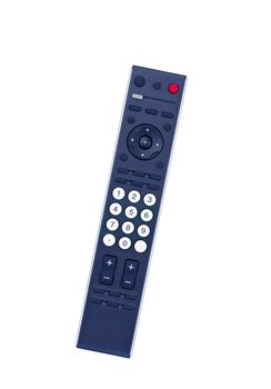 TV remote control isolated on white background