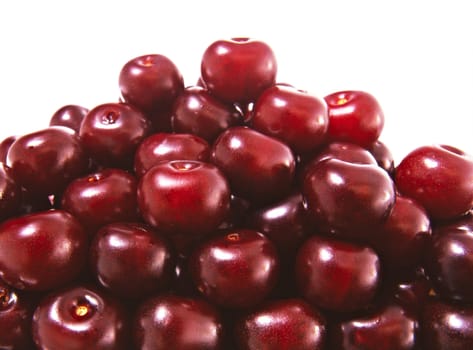 cherry, on a white background