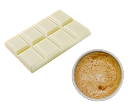 cup of coffee with chocolate