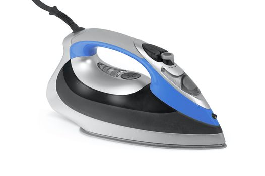 Steam iron isolated on white background