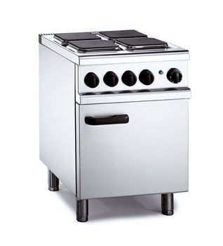cooker over the white background