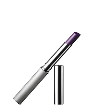 Shiny lipstick isolated on white