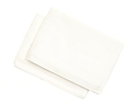 kitchen towels isolated on a white background