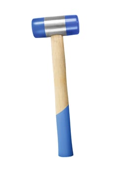 blue Hammer on white