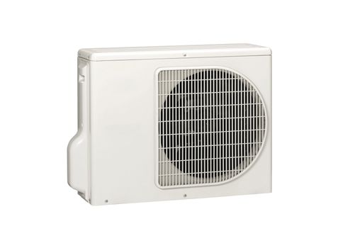 Inner block of a new air conditioner. Modern design.
