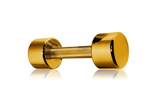 golden dumbbell
