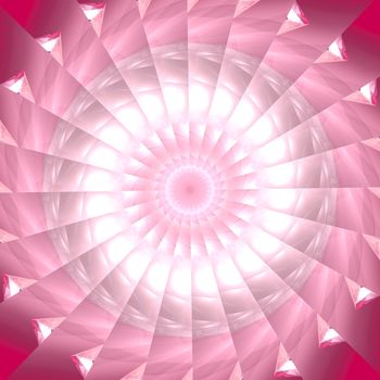 A Bright pink background