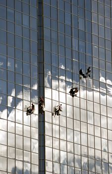 Industrial window cleaning