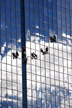 Industrial window cleaning