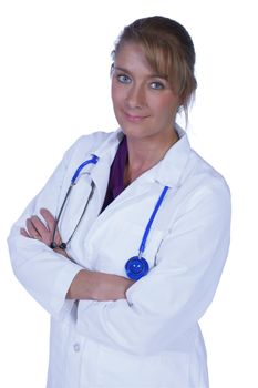 Beautiful and confident female doctor