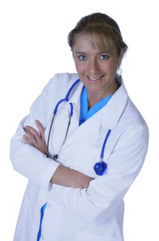 Beautiful and confident female doctor