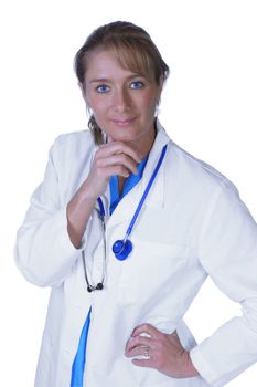 Beautiful and confident female doctor