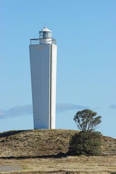 Modern lighthouse of Cape Jervis, South Australia