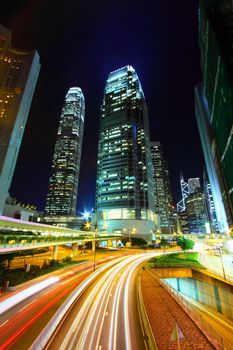 Hong Kong at night