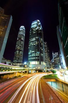 Hong Kong at night