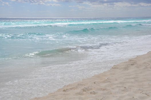 Beach in Cancun, Mexico