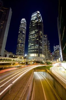 Hong Kong at night