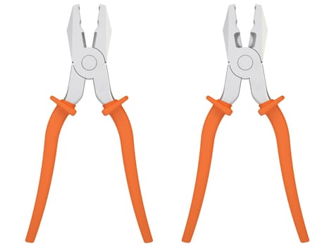 Pliers. Isolated render on a white background
