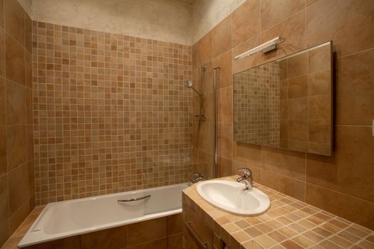 fragment of bathroom interior