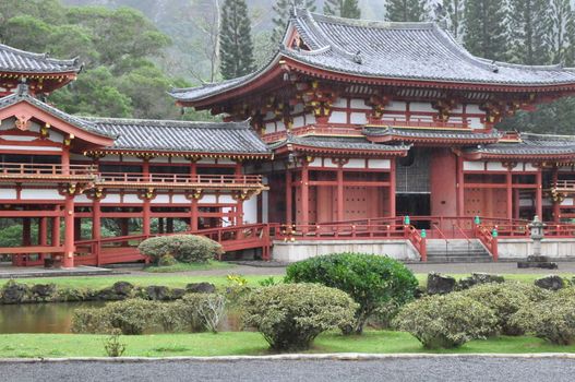 Byodo-In Temple in Oahu, Hawaii