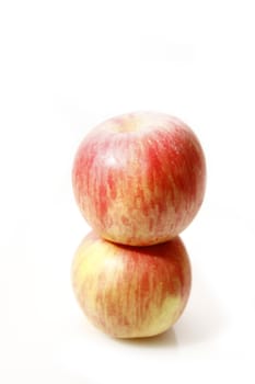 Apples isolated on white background