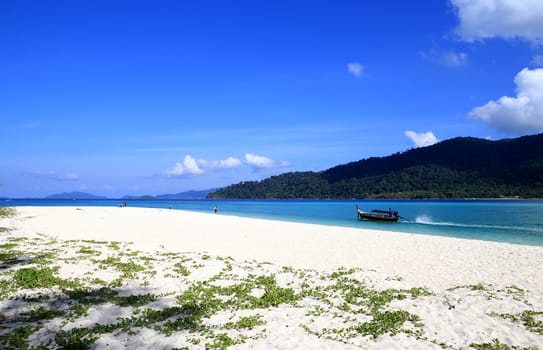 Beautiful tropical landscape. Lipe island, Thailand