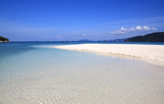 Beautiful tropical landscape. Lipe island, Thailand