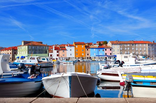 old Istrian town in Novigrad, Croatia.