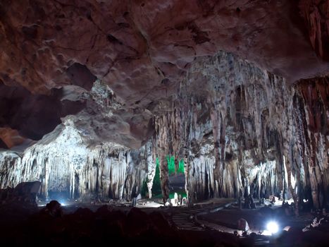 Hall in Tham Khao Bin cave, Ratchaburi, Thailand