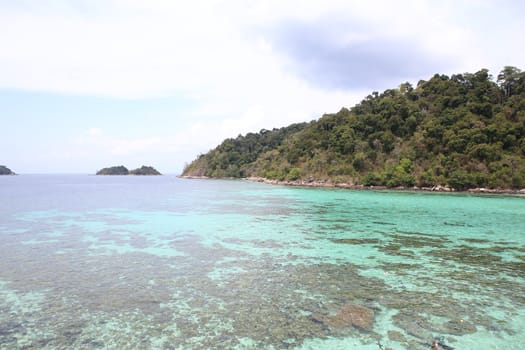 Beautiful tropical landscape. Lipe island, Thailand