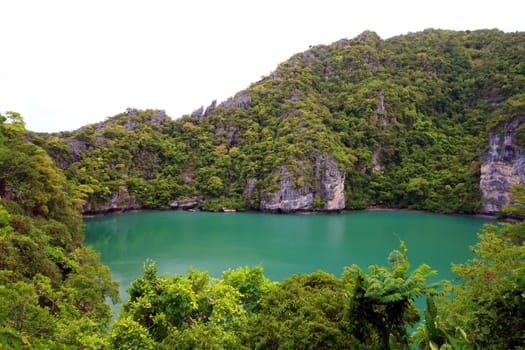Emerald Lagoon at Samui Island south of Thailand