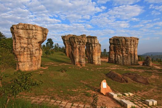 Mor Hin Khao, Thailand stonehenge, landmark from nature.