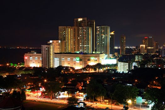 skyscraper and skyline building in penang cityscape malaysia