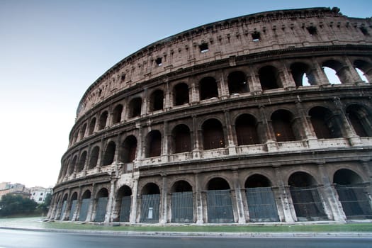 architecture of colosseum or coloseum at Rome Italy