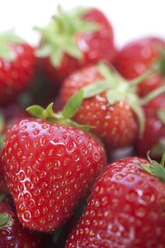 Fresh Strawberries on isolated background