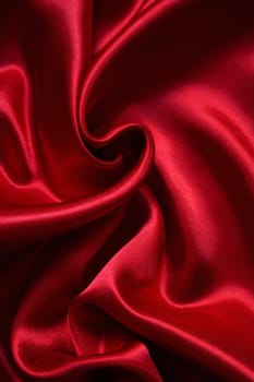 Smooth elegant red silk can use as background 