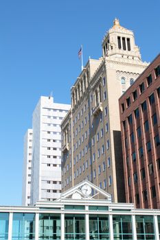View of the skyline of downtown Rochester, Minnesota.