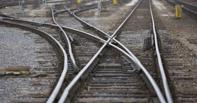 Full Frame of Railroad Tracks