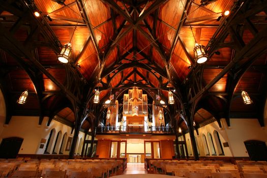 Interior  modern Church