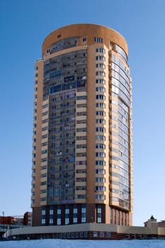 New high-rise residential building of 25 floors.