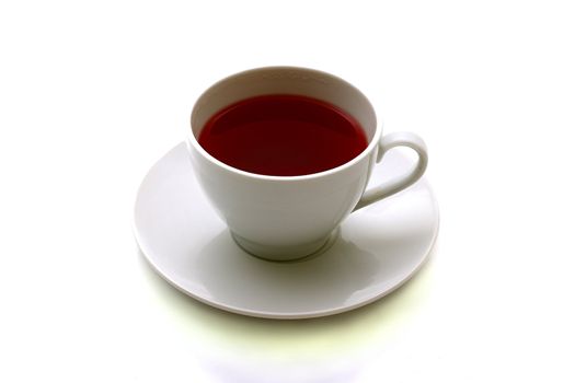 Mug classical design. Cup of tea. Isolated on white background.